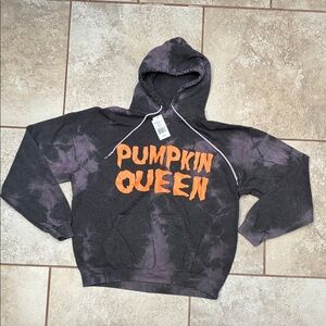 Pumpkin Queen Tie-Dye Hoodie